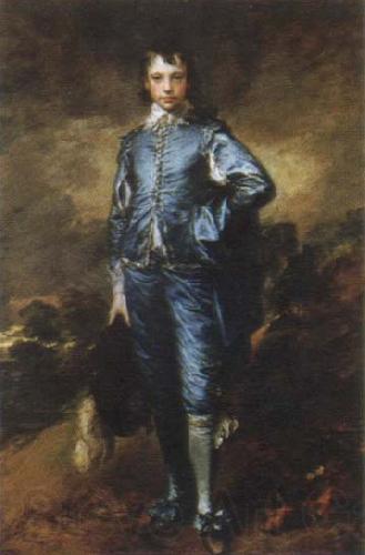 Thomas Gainsborough the blue boy Norge oil painting art